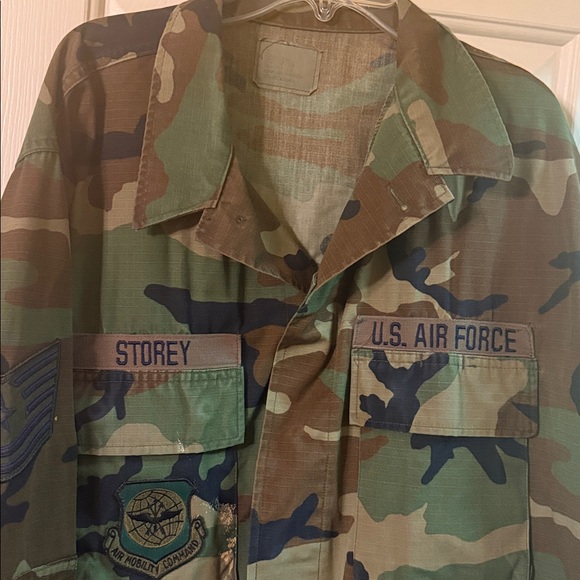 Camouflage Jacket with Sequin Angel Design - Picture 2 of 5